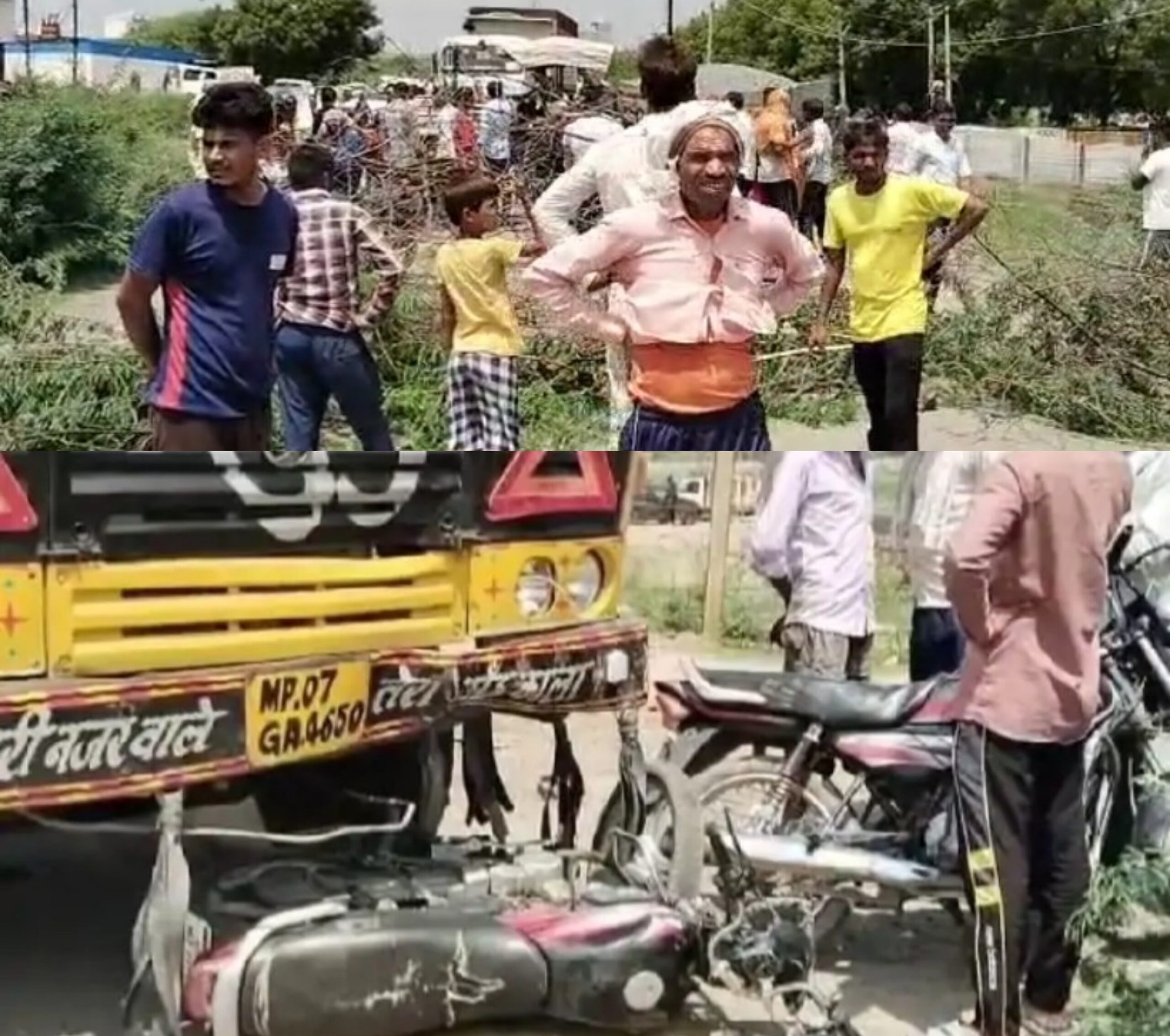 ग्वालियर में डंपर ने बाइक सवार दो दोस्तों को रौंदा, दोनों की दर्दनाक मौत, लोगों ने लगाया जाम